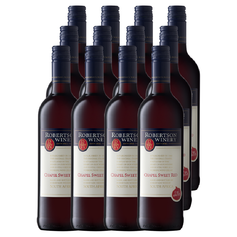 12X ROBERTSON CHAPEL NATURAL SWEET RED 750ml