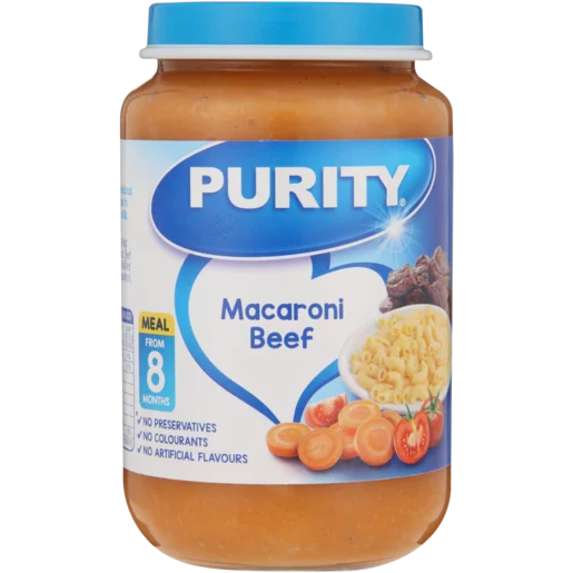 Purity Macaroni Beef from 8 months 200ml