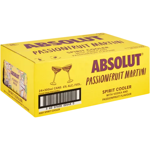 24x Absolut Passionfruit Martini 300ml