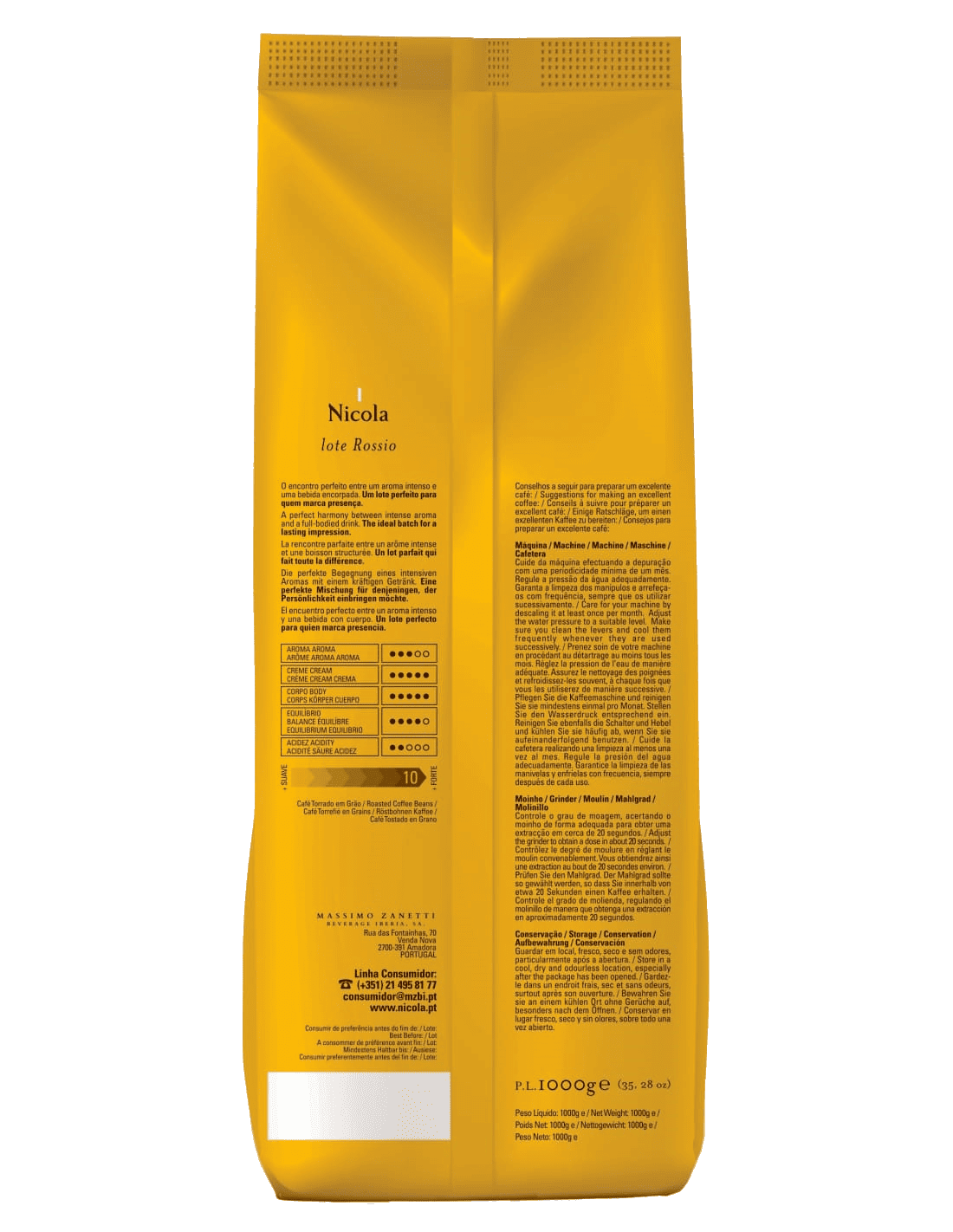 Nicola Rossio Coffee Beans 1Kg