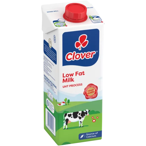 clover low fat cream milk 1L