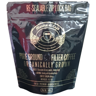 Mostra di cafe ORGANICALLY GROWN Coffee Beans 500g