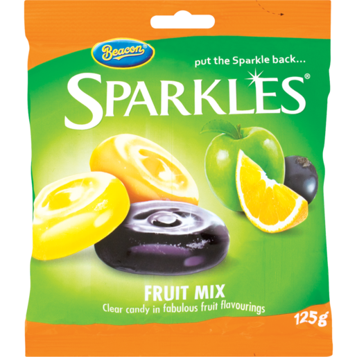 Sparkles Maxed Fruit Sweets 125g