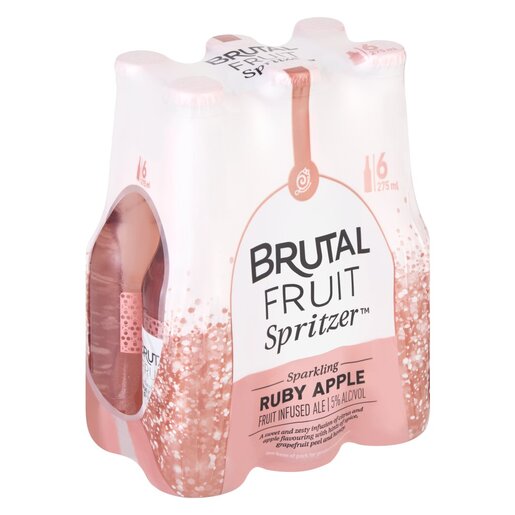 6x Brutal Fruit Ruby Apple 275ml