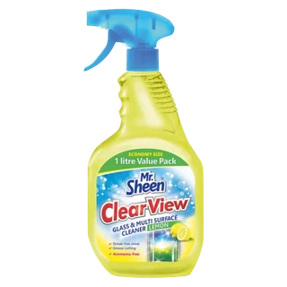 MR SHEEN CLEAR V GLASS & MULT SURFACE CLEANER LEMON 1L
