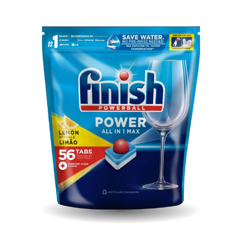 FINISH AUTO DISH TABS 56'S, LEMON