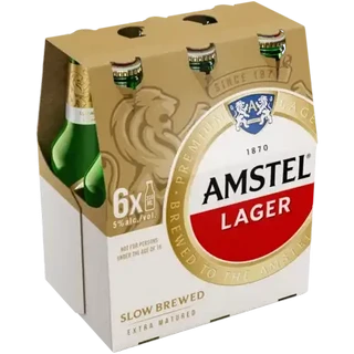 6x Amstel Lager Nrb 330ml