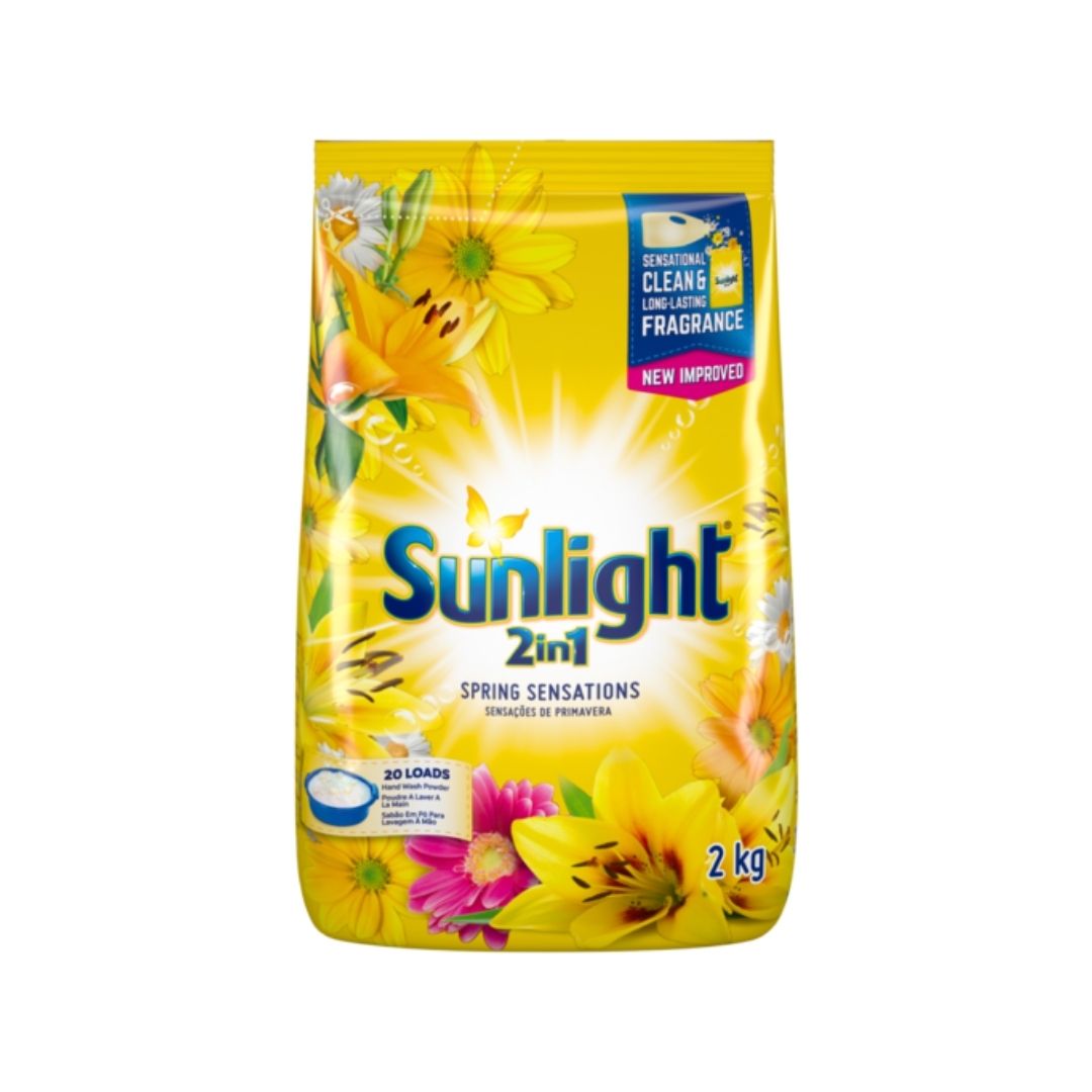 Sunlight 2in1 Hand Washing Powder Spring Sensations 2kg