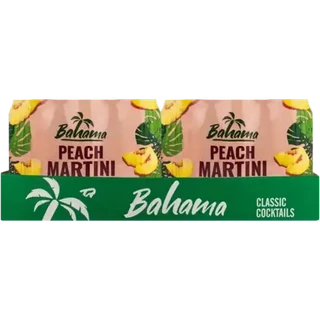 24x Bahama Peach Martini 440ml