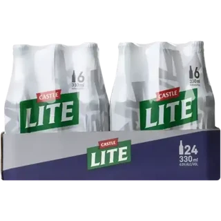 24x Castle Lite Nrb 330ml
