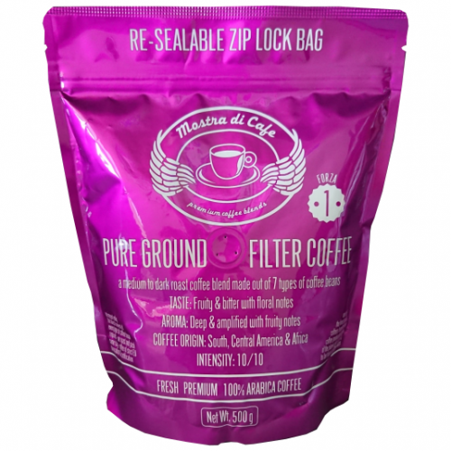 6x Mostra di cafe Coffee Beans FORZA 1 500g