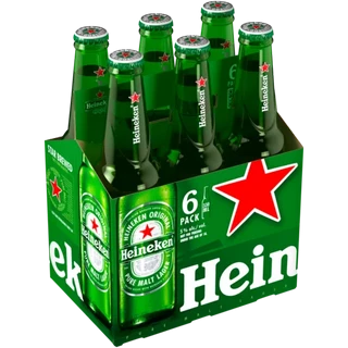Heineken Premium Larger Beer Bottles 6 x 330ml