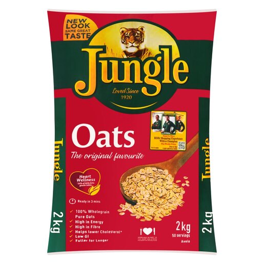 JUNGLE OATS REGULAR REFILL BAG 2KG