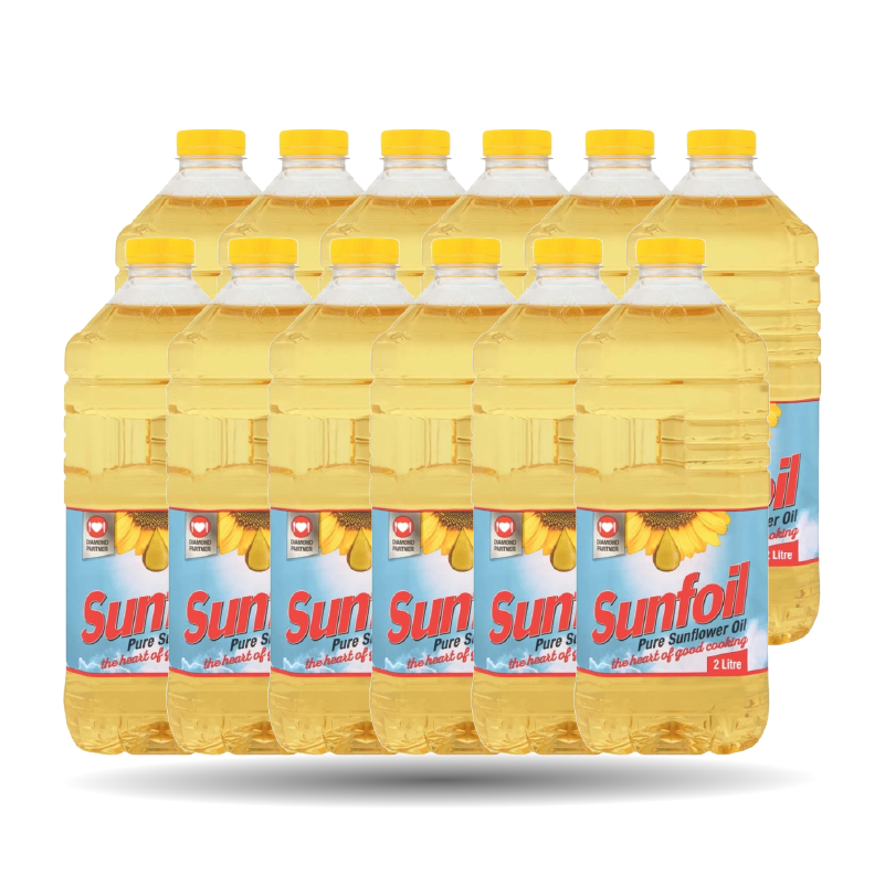 12X Sunfoil Cooking Oil 2L
