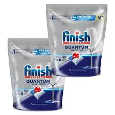 2 x Finish Auto Dishwashing Tablets 50's
