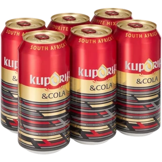 6x Klipdrift & Cola Can 440ml