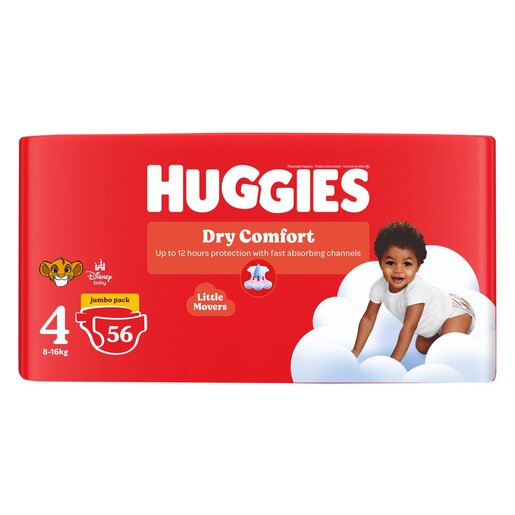 Huggies Dry Comfort Jumbo Pack Number 4 56