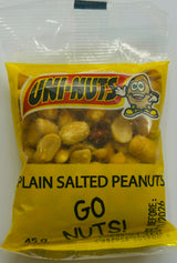 Uni-Nuts Plain Salted Peanuts 45g