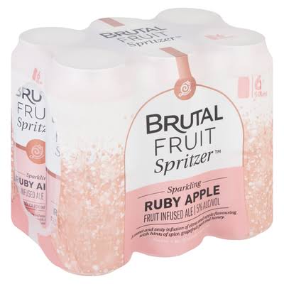 6x Brutal Fruit Ruby Apple 500ml can