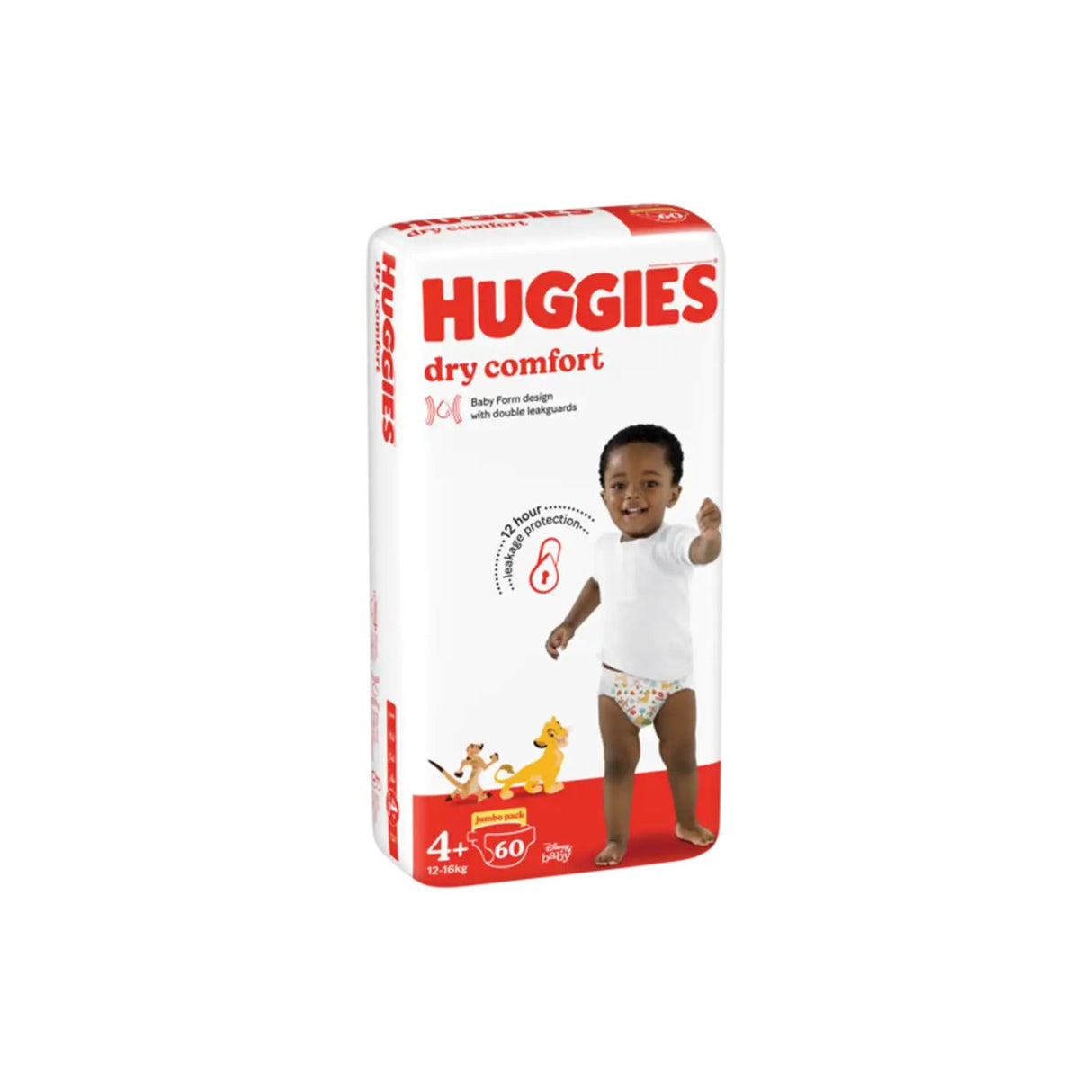 Huggies Dry Comfort Jumbo Pack 60'S Number 4+
