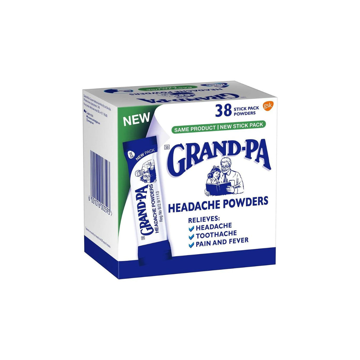 Grand Pa Powder 38'S Pack