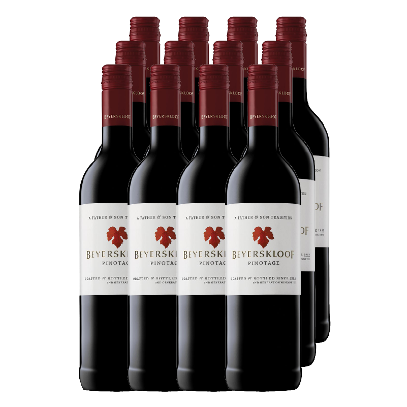 12X BEYERSKLOOF PINOTAGE 750ml