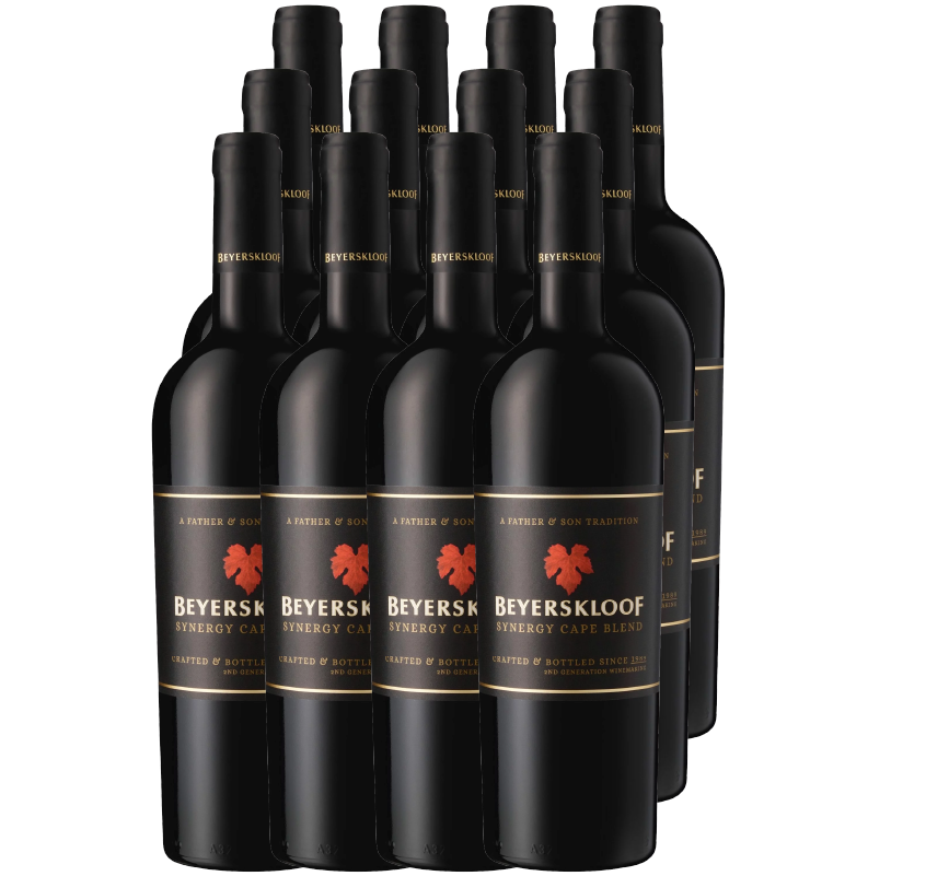 12X BEYERSKLOOF SYNERGY CAPE BLEND 750ml