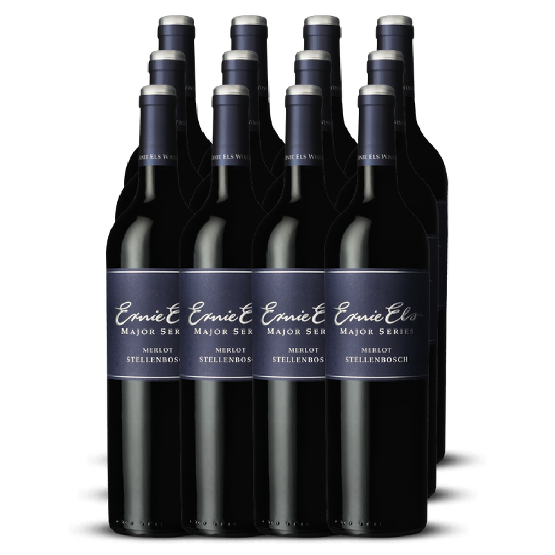 12X ERNIE ELS MAJOR SERIES MERLOT 750ml