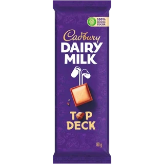 12x Cadbury Dairy Milk Top Deck 80g