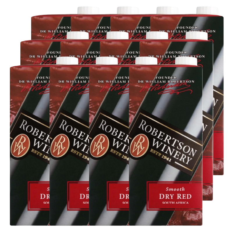 12x ROBERTSON DRY RED 1l