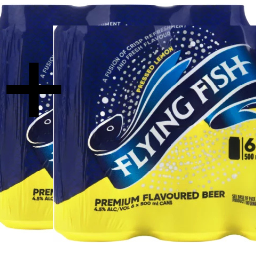 2x Flying Fish Pressed Lemon 500ml