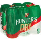 6x Hunter's Dry 440ml Can