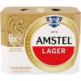 6x Amstel Lager 440ml Can
