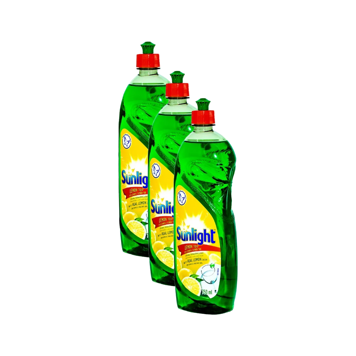 3x Sunlight Liquid 750ml