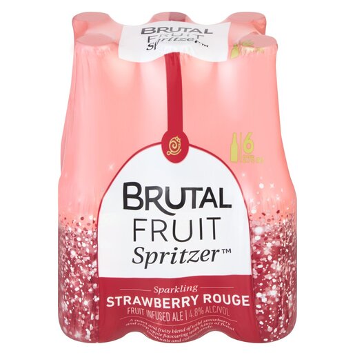 6x Brutal Fruit Straw Rougr Sprit 275ml