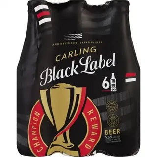6x Black Label 330ml Nrb