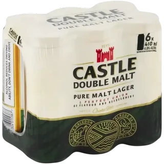 6x Castle Double Malt 410ml