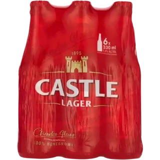 6x Castle Lager Nrb 330ml