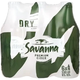 6x Savanna Dry 330ml