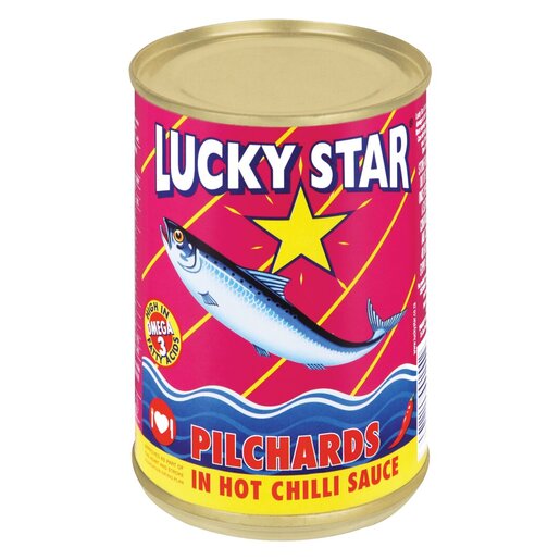 LUCKY STAR PILCHARDS CHILLI 400G