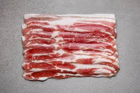 Pork bacon streaky 1kg