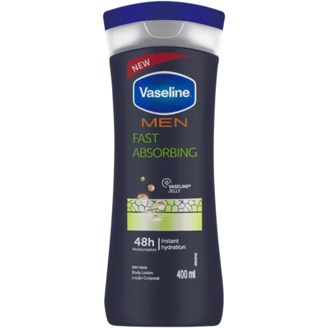 Vaseline Men Lotion Fast Absorbing 400Ml