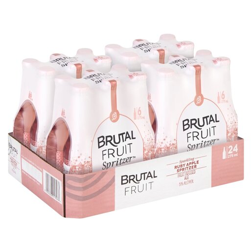 24x Brutal Fruit Ruby Apple 275ml