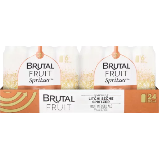 24x Brutal fruit Litchi seche 500ml