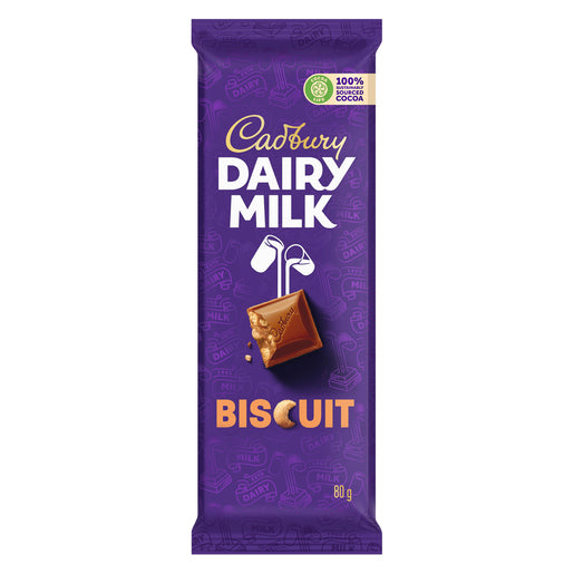 12x Cadbury Dairy Milk Biscuit  80g