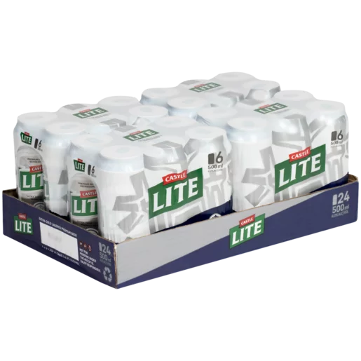 24x Castle Lite 500ml