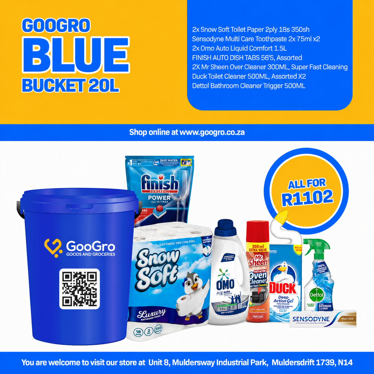 Googro cleaning combo bucket 05