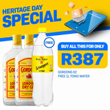 GORDONS X 2 (FREE 1L TONIC WATER)