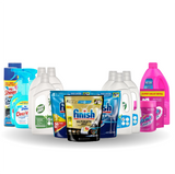 3x MR SHEEN SURFACE CLEANER, 3X HANDY ANDY PINE, 3X HANDY ANDY OCEAN, 2X OVEN CLEANER,1X FINISH SUPERSO 45'S, 1X FINISH TABS 56'S LEMON, 1X FINISH 56'S REGULAR, 1X VANISH REFILL, 1X VANISH STAIN REMOVER & 1X VANISH POWER 02