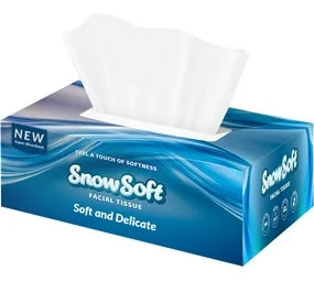 Snow soft 2ply facial tissue